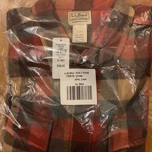 Men’s XL L.L. Bean flannel.